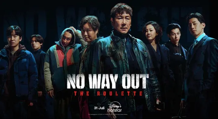 5 Alasan Wajib Nonton No Way Out: The Roulette. (Foto: Poster Drakor No Way Out: The Roulette)