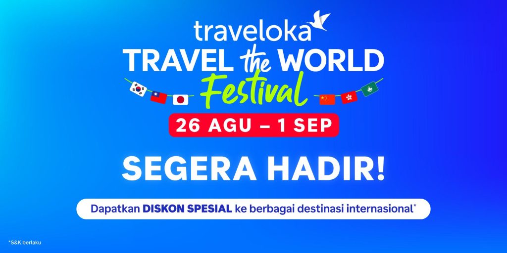 Traveloka menghadirkan Traveloka Festival pada 26 Agustus hingga 1 September 2024. (INVERSI/Dok Traveloka