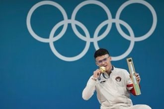 Detik-Detik Kemenangan Rizki Juniansyah di Olimpiade Paris 2024. (Foto: Instagram)