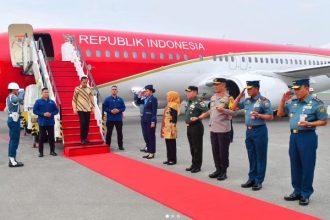 Pesawat Kepresidenan RI akan mendarat di IKN bulan depan. (FOTO; IG @jokowi).