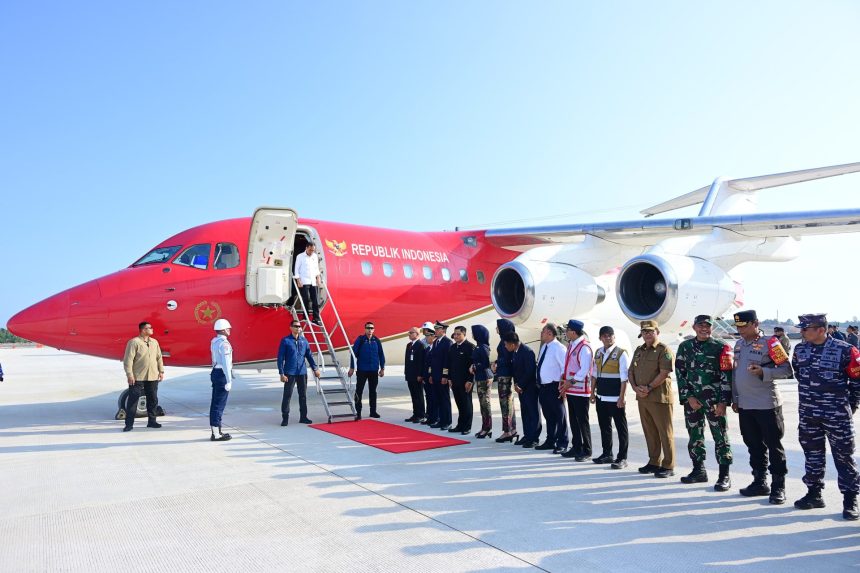 Presiden mendarat di Bandara Nusantara