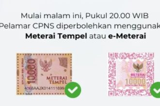 Materai Tempel CPNS