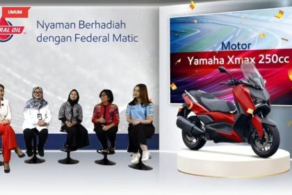 Dokumentasi saat pengundian pemenang program Nyaman Berhadiah periode Agustus 2024. (FOTO: Federal Oil)