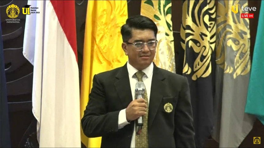 Heri Hermansyah terpilih menjadi rektor Universitas Indonesia periode 2024-2029. (FOTO: Youtube Universitas Indonesia).