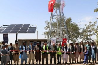 Turki berikan sumur air untuk warga di distrik Balkh, provinsi Balkh, Afghanistan utara, Selasa (24/9/2024). (FOTO: Anadolu).