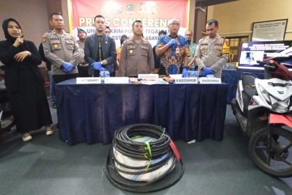 Pencurian kabel PJU