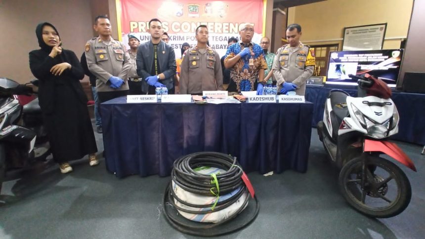 Pencurian kabel PJU