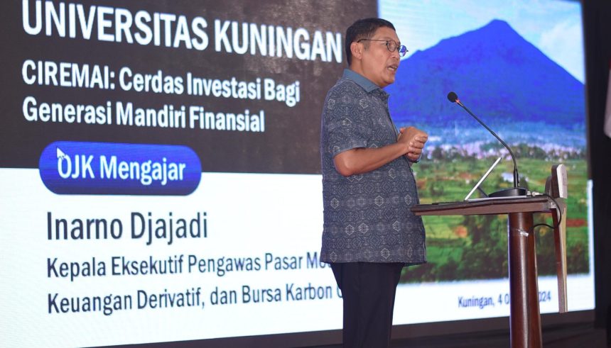 Kepala Eksekutif Pengawas Pasar Modal, Keuangan Derivatif, dan Bursa Karbon (PMDK) Otoritas Jasa Keuangan (OJK), Inarno Djajadi .