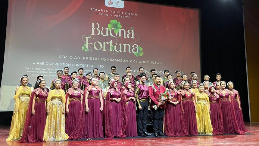 Jakarta Youth Choir di Konser Buona Fortuna