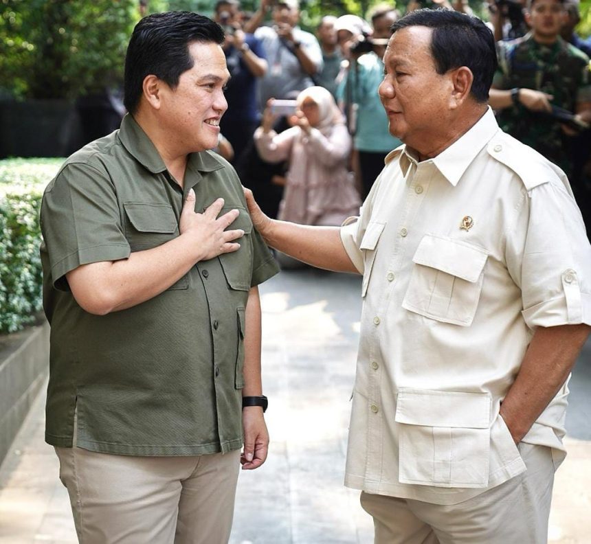 Erick Thohir kembali Pimpin Kementerian BUMN