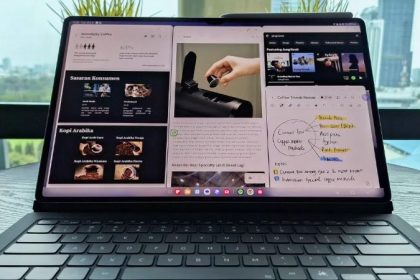 Tampilan fitur multitasking Samsung Galaxy Tab S10 Ultra. (FOTO: Samsung Indonesia).
