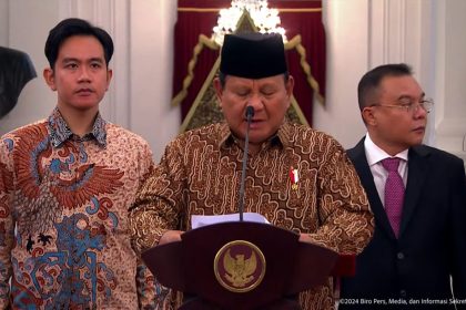 Presiden Prabowo umumkan susunan kabinet