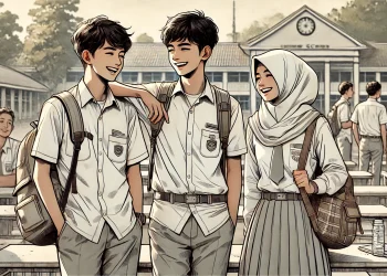 Ilustrasi anak SMA. (Foto: AI)